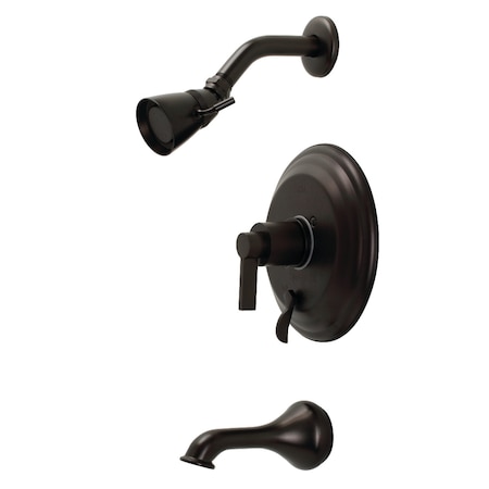 Kingston Brass KB36350NDL Tub and Shower Faucet, Oil Rubbed Bronze KB36350NDL